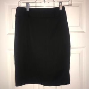 Express black pencil skirt